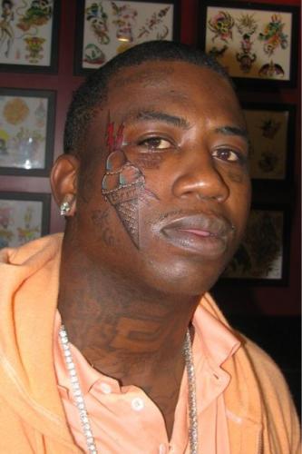 Gucci Tattoo On Face. Gucci man got a tattoo of an